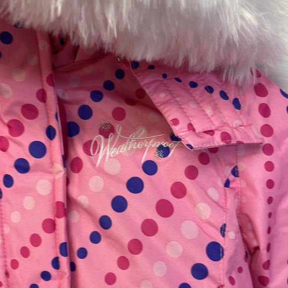 Weatherproof Girls Hooded Coat Size 2T Fuchsia - Picture 2 of 9